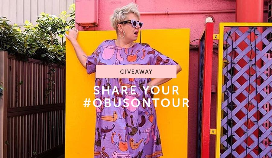 GIVEAWAY! Share your style on Instagram #obusontour