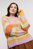 Aurora Mohair Stripe Jumper - Obus Online
