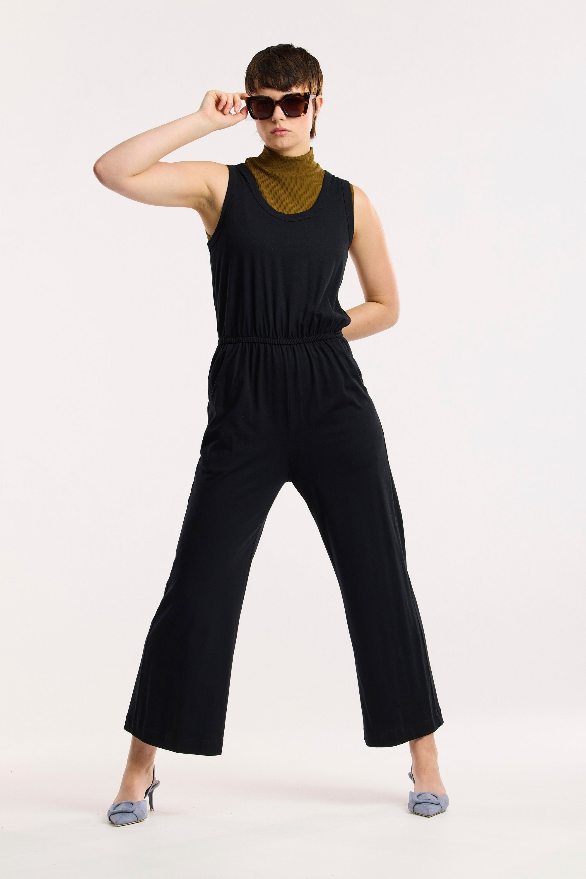 Organic Wide Leg Traveller Jumpsuit – Obus Online - Main Image