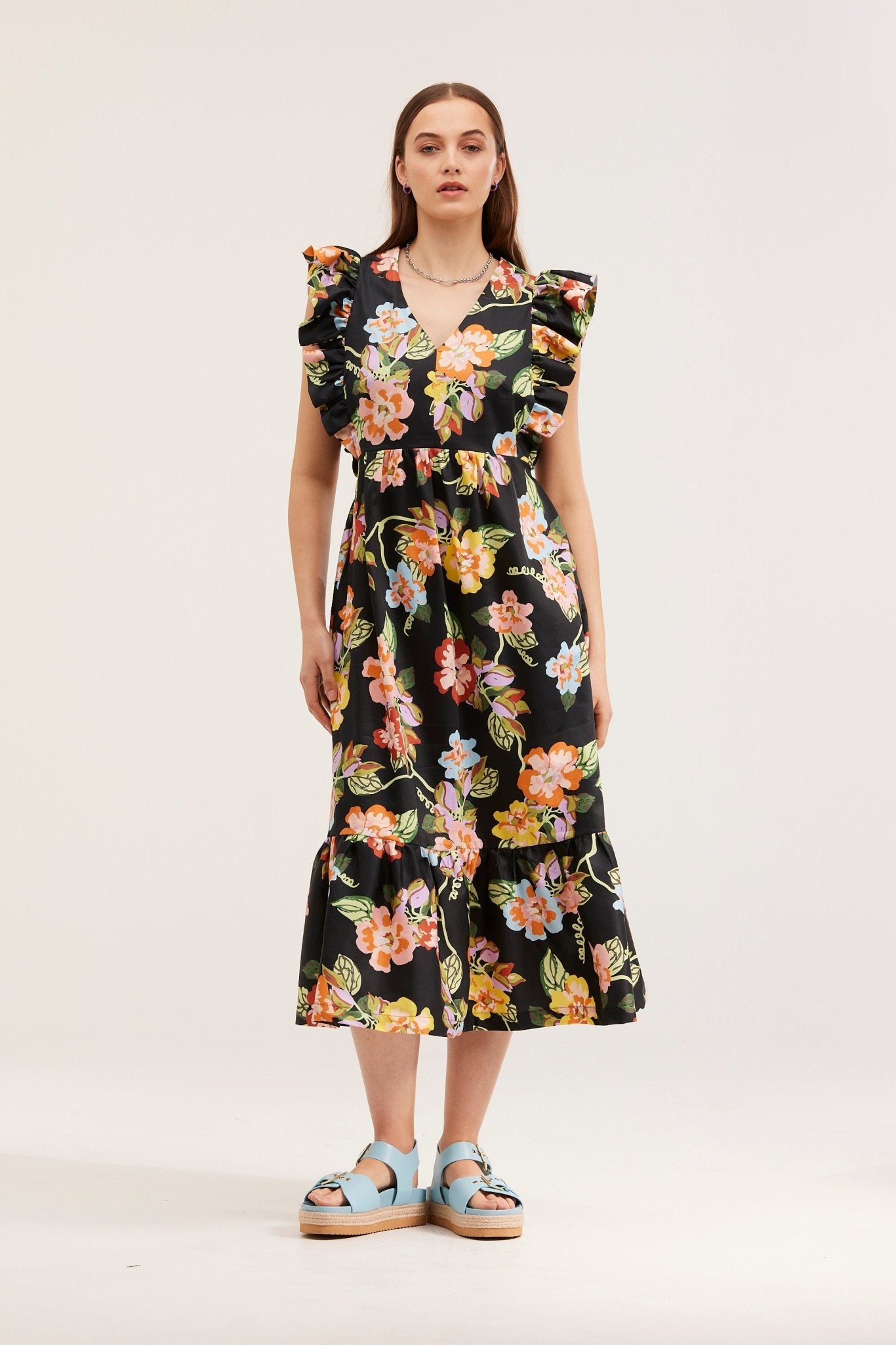 Stunning La Musa Obus Print Dress – Obus Online