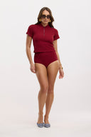 Destination Textured Short Sleeve Rashie