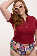 Destination Textured Short Sleeve Rashie