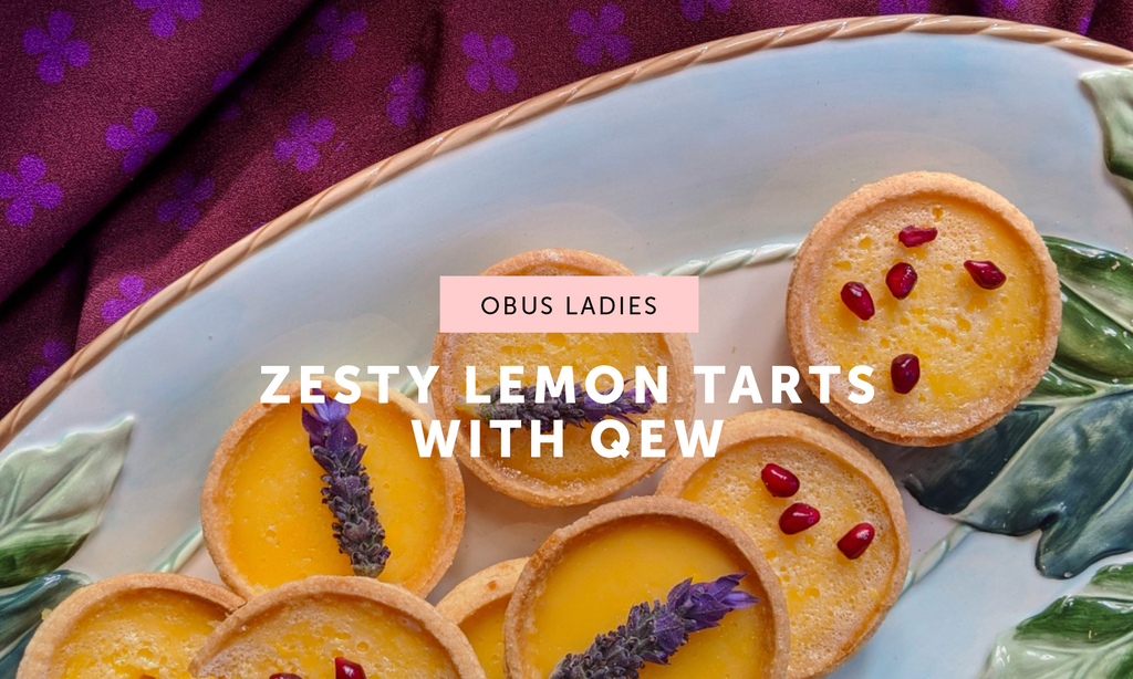 Zesty Lemon Tarts for Fathers Day with Qew