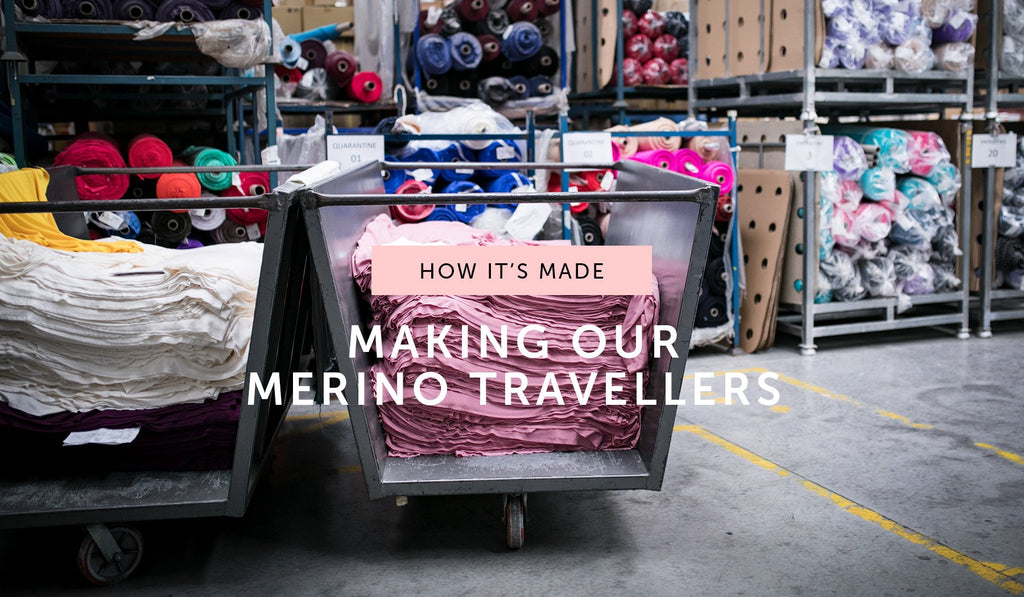 HOW IT'S MADE: Dyeing and milling our Merino Travellers