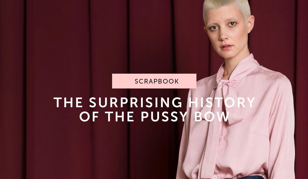 SCRAPBOOK: The surprising history of the pussy bow blouse