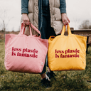 Less Plastic Is Fantastic Tote