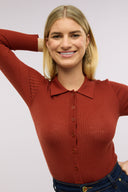 Merino Traveller Rib Polo - Obus Online