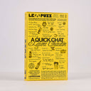 Yellow puzzle box with text and graphics on a white background