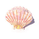 Rose Quartz Shell Hair Claw