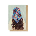 Bandana Girl Greetings Card
