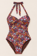 Daydream Garden Halter One-Piece Swimsuit