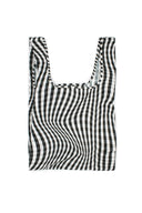 Distorted Gingham Reusable Bag