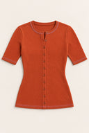 Traveller Button Through Tee