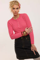 Traveller Waffle Henley Top