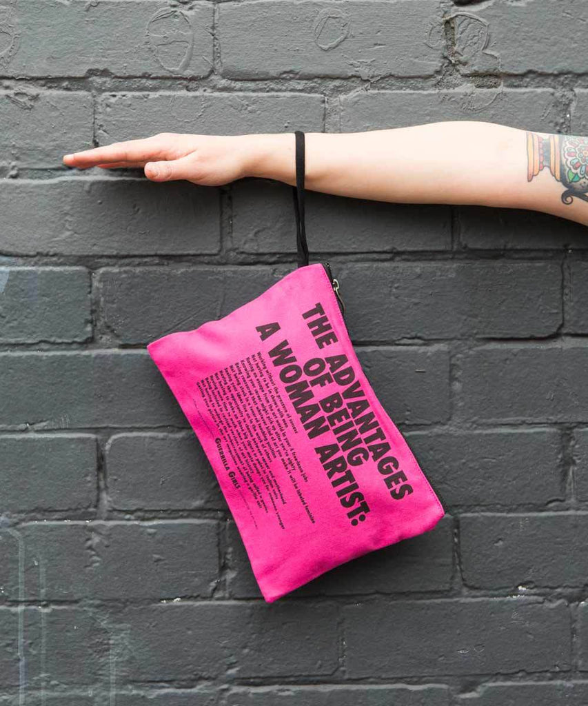 Advantages of Being a Woman Artist Clutch x Guerrilla Girls - Obus Online