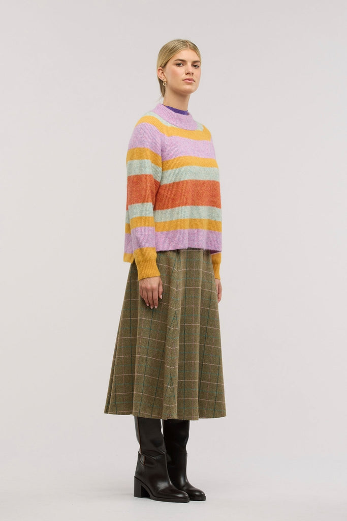 Aurora Mohair Stripe Jumper - Obus Online