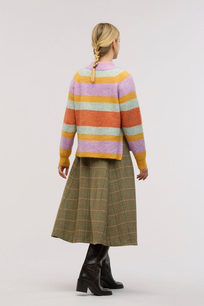 Aurora Mohair Stripe Jumper - Obus Online