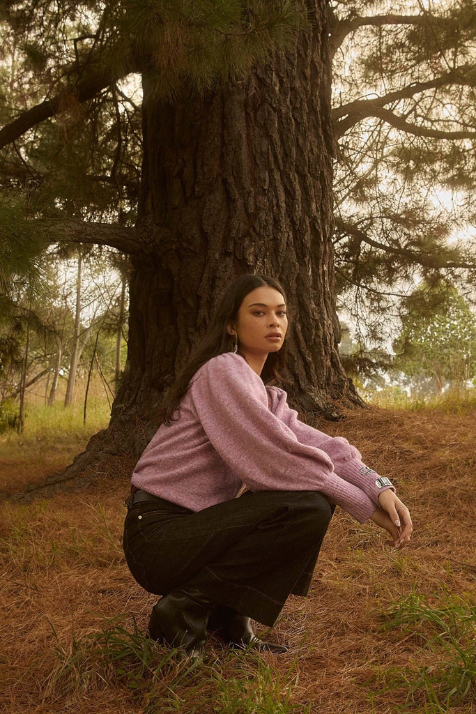 Aurora Puff Sleeve Jumper - Obus Online