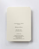 Baby Blue Velvet Bow Greeting Card - Obus Online