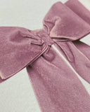 Baby Pink Velvet Bow Greeting Card - Obus Online