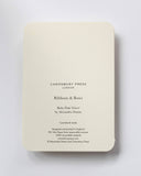 Baby Pink Velvet Bow Greeting Card - Obus Online