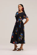 Midnight Posy Dress