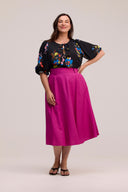 Midnight Posy Blouse