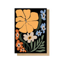 Blooming Big Floral Night Greetings Card - Obus Online
