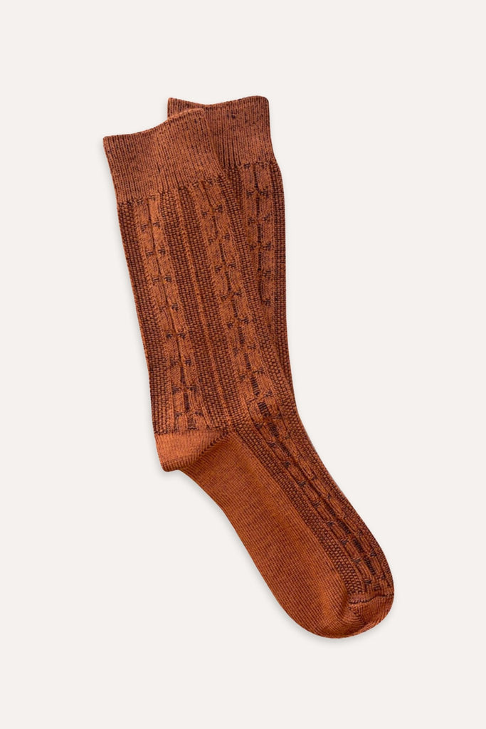 Cable Merino Wool Socks - Obus Online