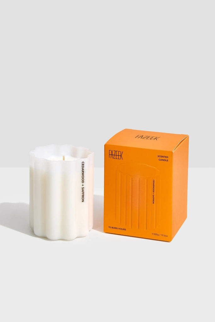 Cedarwood and Saffron Candle - Obus Online