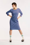 Traveller Waffle Stripe Contour Dress