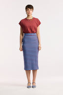 Traveller Waffle Stripe Tube Skirt