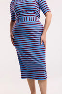 Traveller Waffle Stripe Tube Skirt
