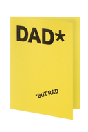 Dad, but Rad Greeting Card - Obus Online