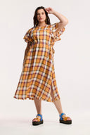 Evermore Check Swing Dress - Obus Online