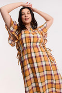 Evermore Check Swing Dress - Obus Online