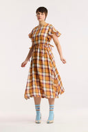 Evermore Check Swing Dress - Obus Online