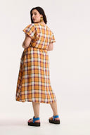 Evermore Check Swing Dress - Obus Online