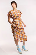 Evermore Check Swing Dress - Obus Online