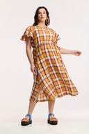 Evermore Check Swing Dress - Obus Online