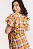 Evermore Check Swing Dress - Obus Online