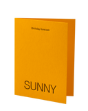 Birthday forecast: SUNNY Card