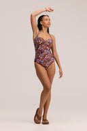 Daydream Garden Halter One-Piece Swimsuit