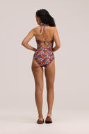 Daydream Garden Halter One-Piece Swimsuit