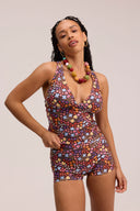 Daydream Garden Boy-Leg Swim Short