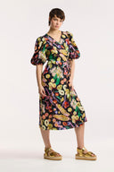 Fruit Of The Land Wrap Dress - Obus Online