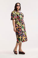 Fruit Of The Land Wrap Dress - Obus Online