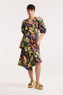 Fruit Of The Land Wrap Dress - Obus Online