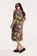 Fruit Of The Land Wrap Dress - Obus Online