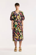 Fruit Of The Land Wrap Dress - Obus Online
